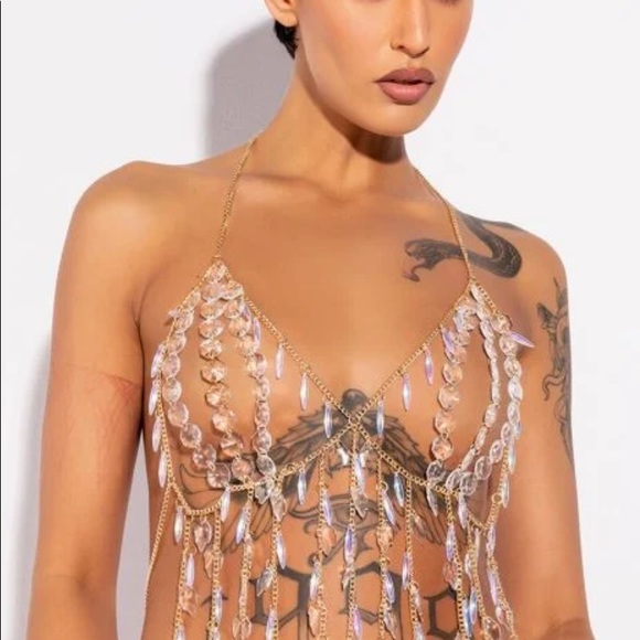 Drop Razor Crystal Bra - Picture 7 of 8